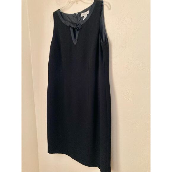 Amanda Smith Women's Dress Size 16 Black Sheath Sleeveless Cocktail NWOT - Picture 4 of 6
